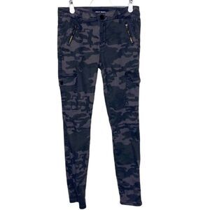 Camo Jeans Dark Gray Skinny Side Pockets Junior Size 9 Y